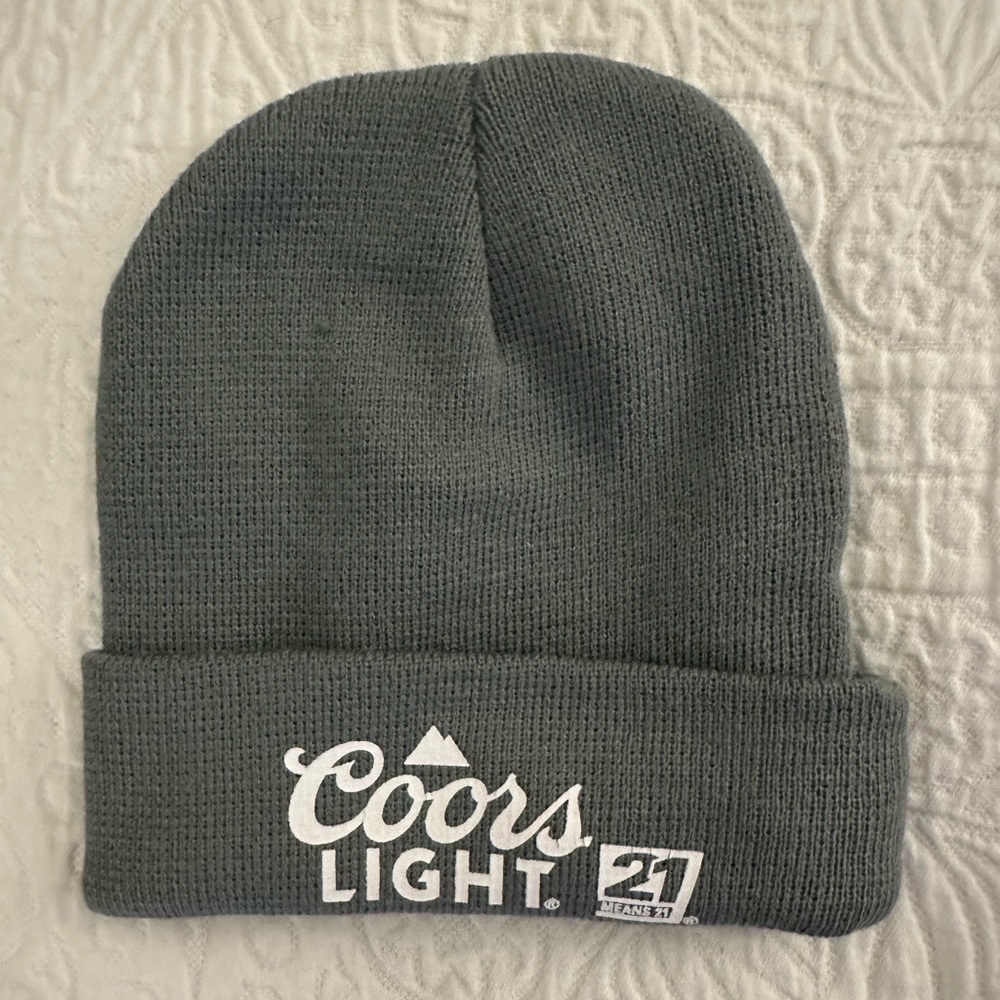Coors Light Beanie- Grey OS